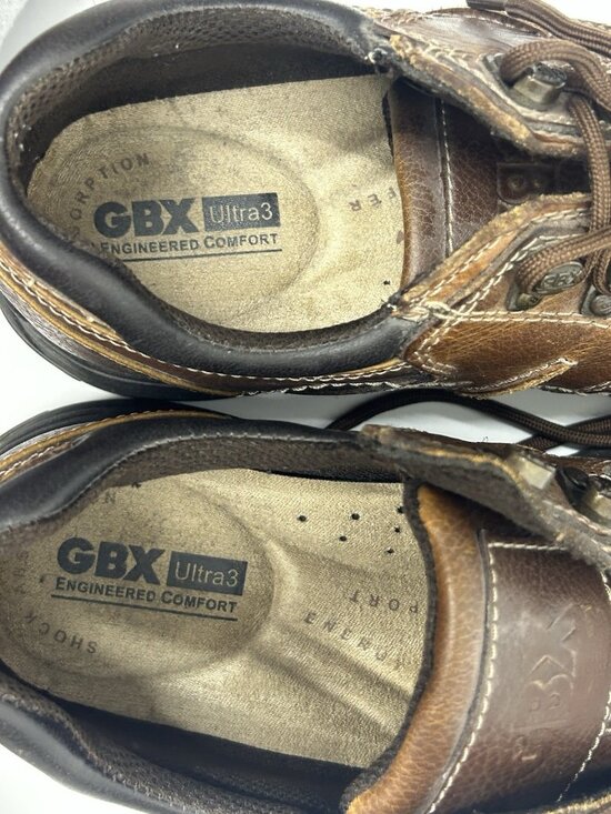 GBX Billiard Mens Shoes 12 Brown Leather Chunky Oxford  display picture 1